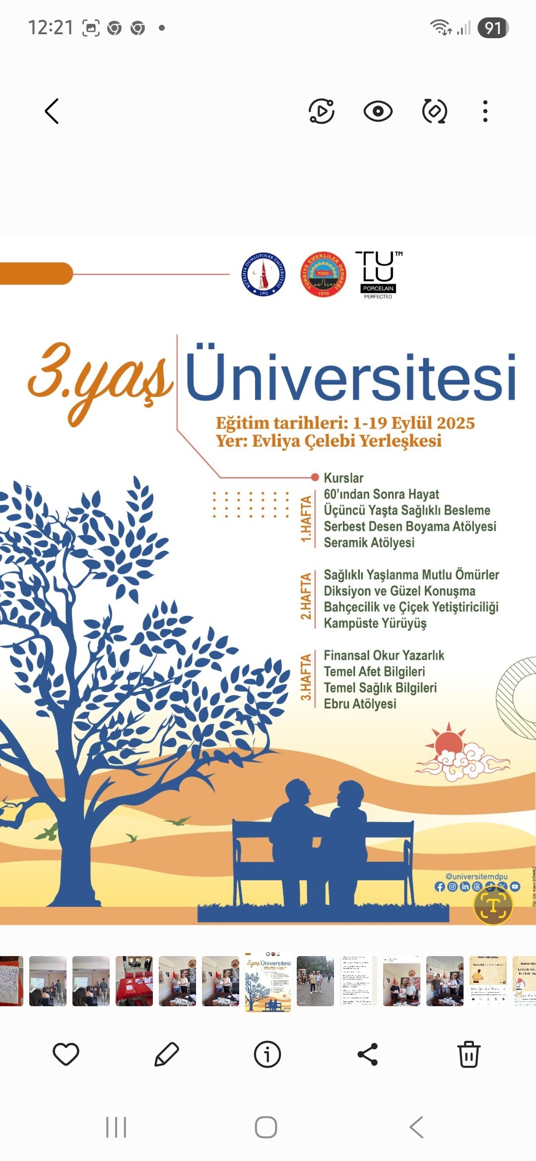 3.YAŞ ÜNIVERSITESI 